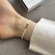 Гривна за глезен Shamballa Mini Tourmaline II с 14k злато