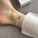 Гривна за глезен Shamballa Mini Tourmaline с 14k злато