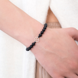 Гривна Shamballa Clover с 14k злато