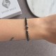 Гривна  Shamballa Hematite Cross със сребро .925