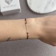 Гривна "Мама" с 14k злато