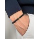 Гривна Shamballa All Black с 14k злато