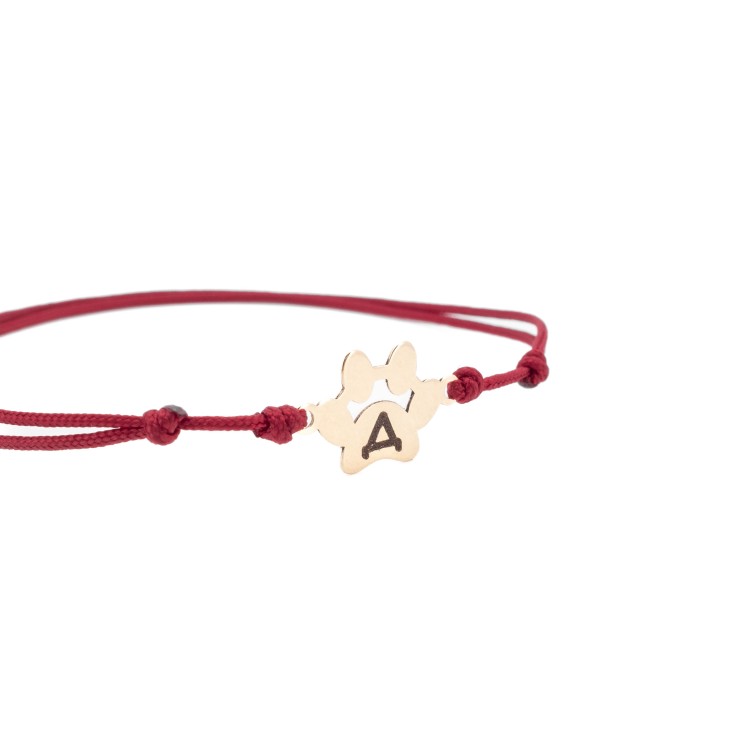 Гривна "Лапа" с 14k злато