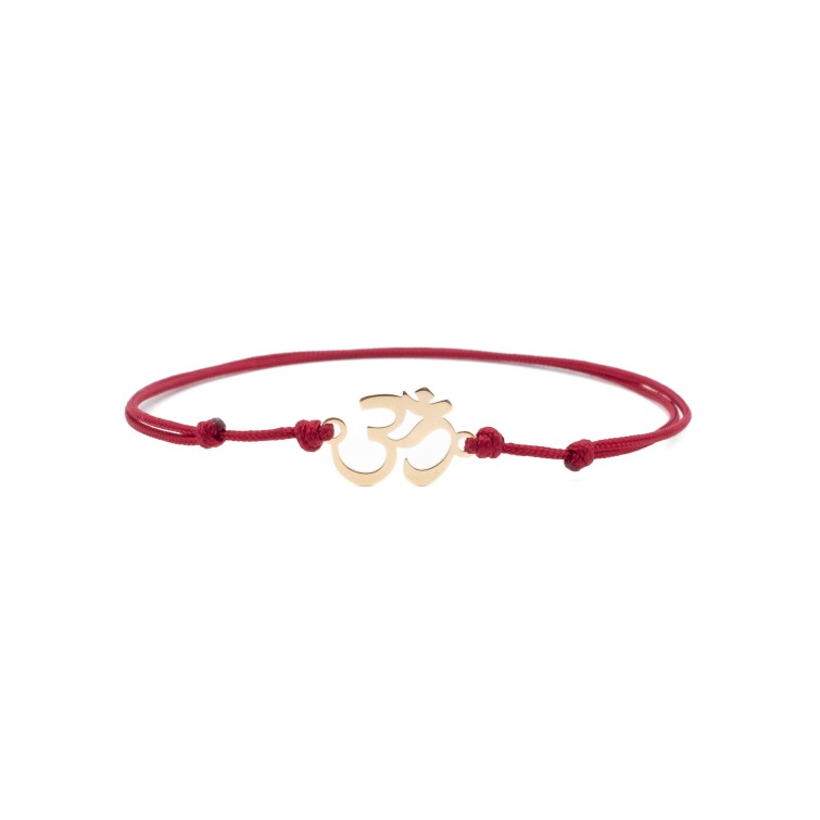 Гривна "Ом" с 14k злато