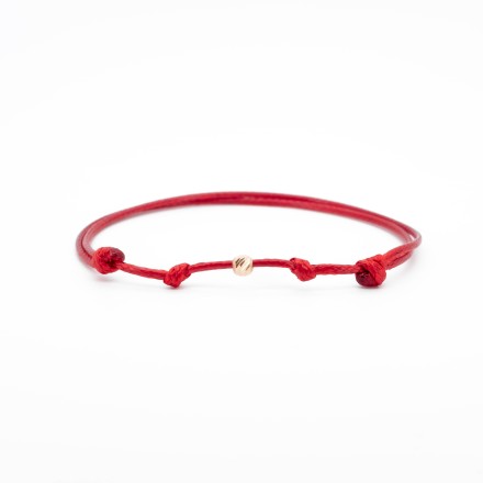Гривна Red III с 14k злато