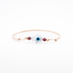 Гривна Hamsa с 14k злато