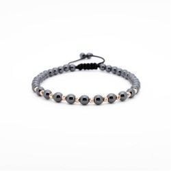 Гривна Hematite II с 14k злато