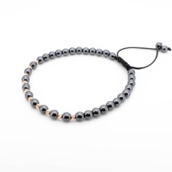 Гривна Hematite II с 14k злато