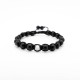 Гривна Shamballa Black Silver със сребро .925