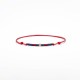 Гривна Minimalistic Red с 14k злато