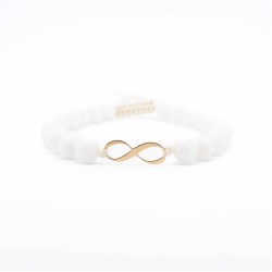 Гривна Shamballa "Безкрайност" с 14k злато