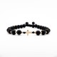 Гривна Shamballa Cross Luxury Edition 14k злато
