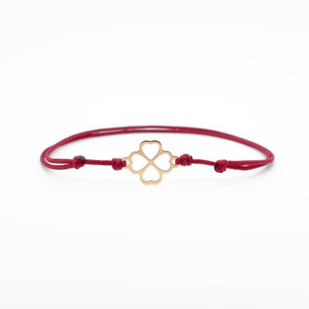 Гривна Clover с 14k злато