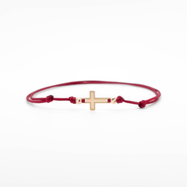 Гривна Cross II с 14k злато
