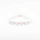 Гривна Shamballa White с 14k злато