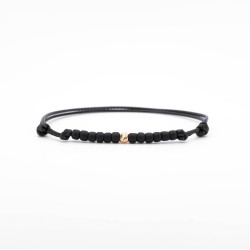 Гривна Black Gold с 14k злато