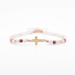Гривна "Кръст" с 14k злато