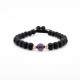 Гривна Shamballa "Дева" II с 14k злато