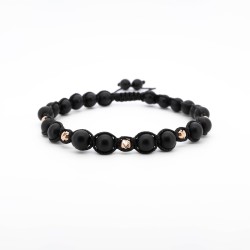 Гривна Shamballa Black Luxury Edition с 14k злато