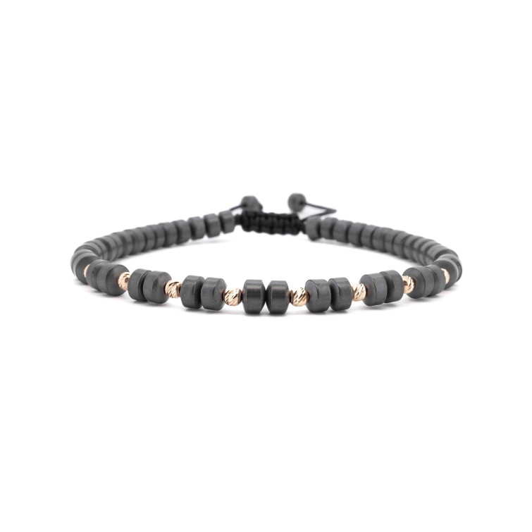 Гривна Hematite Matt II с 14k злато