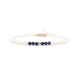 Гривна Shamballa Mini Sodalite с 14k злато