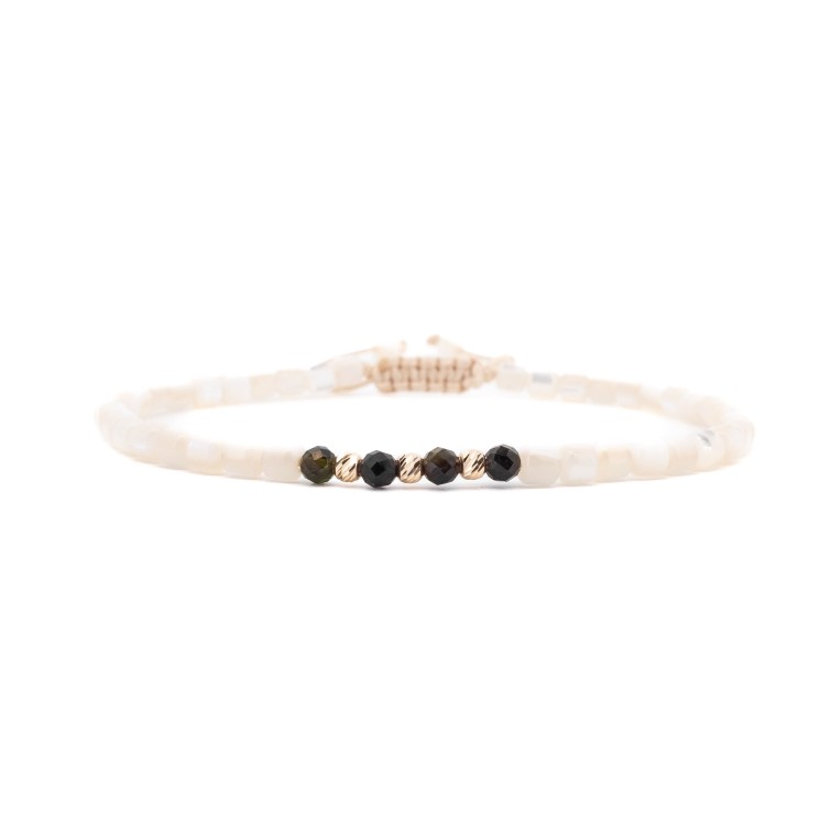 Гривна Shamballa Mini Tourmaline II с 14k злато