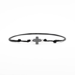 Гривна Hematite Cross със сребро .925