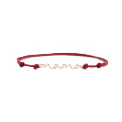 Гривна "Мама" с 14k злато