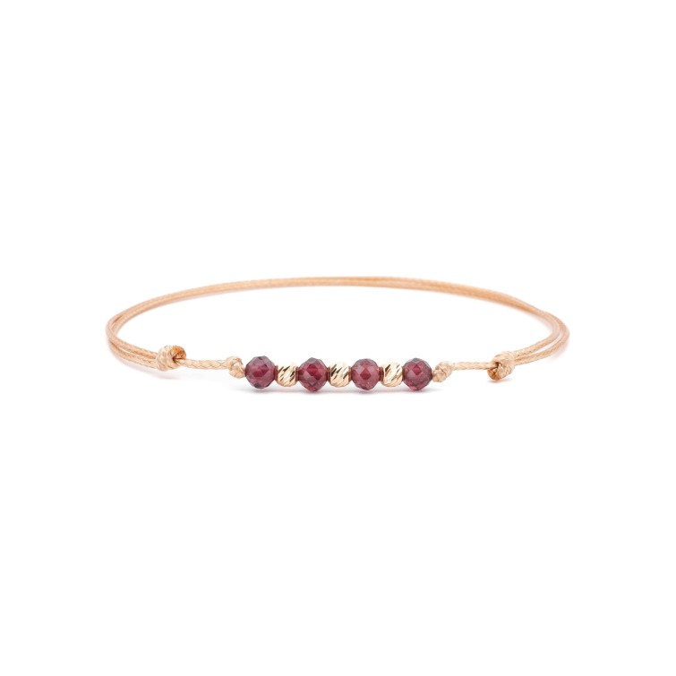 Гривна Mini Garnet II с 14k злато