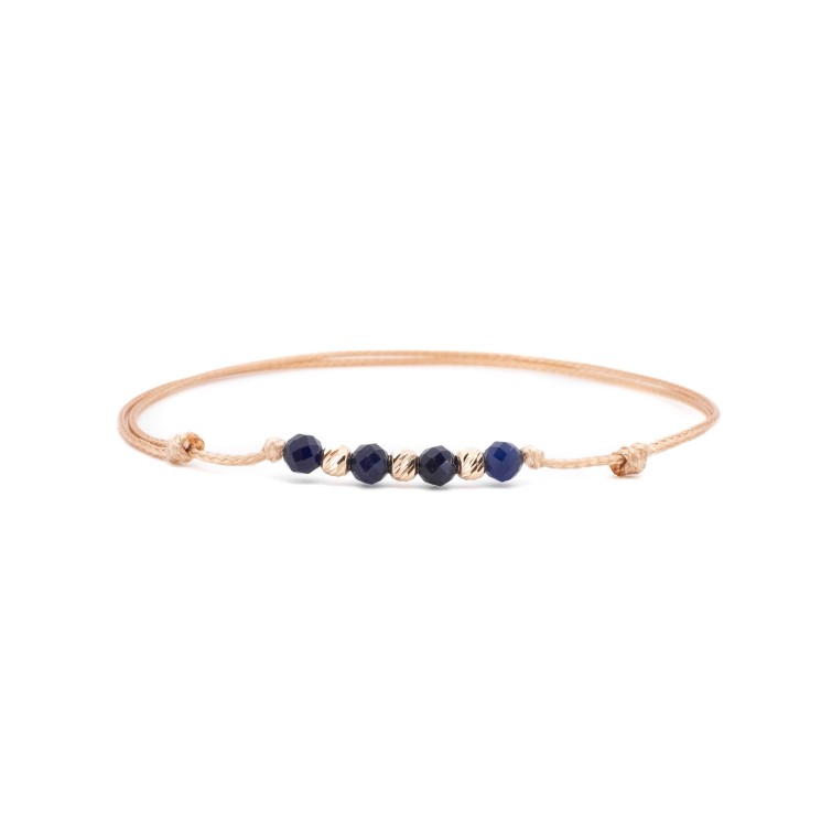 Гривна Mini Sodalite II с 14k злато