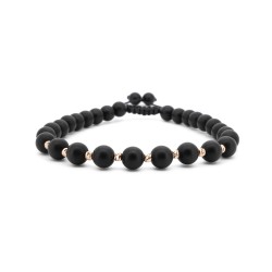 Гривна Shamballa Gold Matt II с 14k злато
