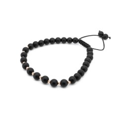 Гривна Shamballa Gold Matt II с 14k злато
