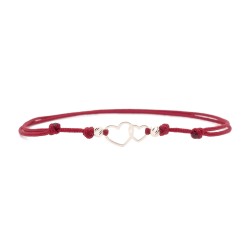 Гривна Hearts с 14k бяло злато