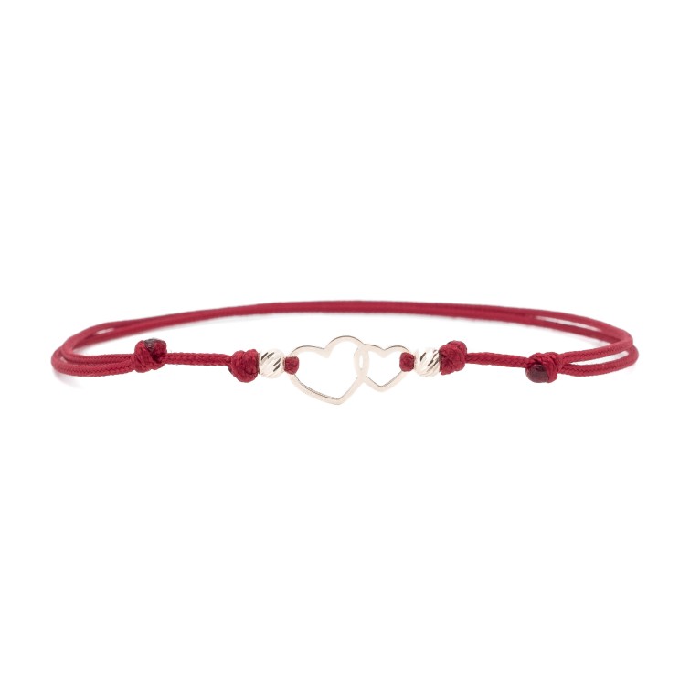 Гривна Hearts с 14k бяло злато