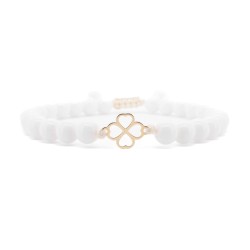 Гривна Shamballa Clover II  с 14k злато