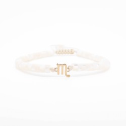 Гривна Shamballa "Скорпион" с 14k златен елемент